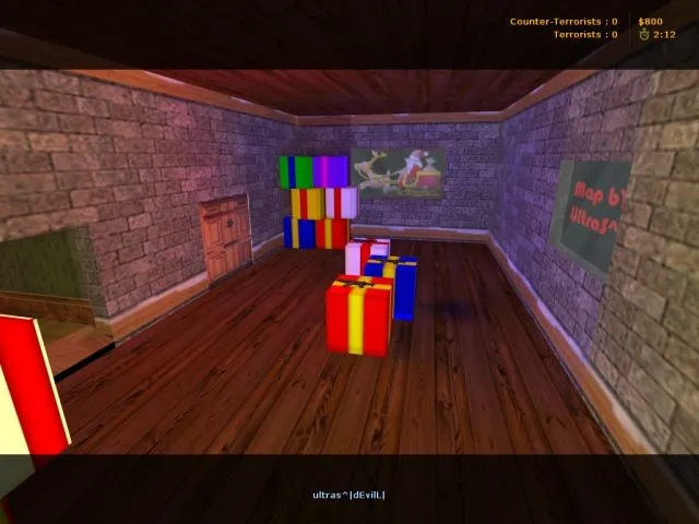 Скачать deathrun_alleywinter для CS 1.6: тактики за Т/КТ, точки, навигация ботов и оптимизация карты - Скриншот