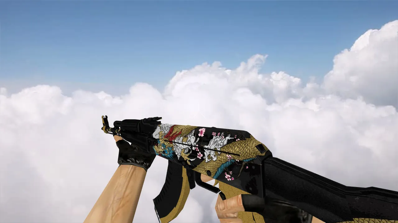 Скачать Модель «AK-47 Dragon Gold» для CS 1.6 - Обзор и Скачивание - Скриншот