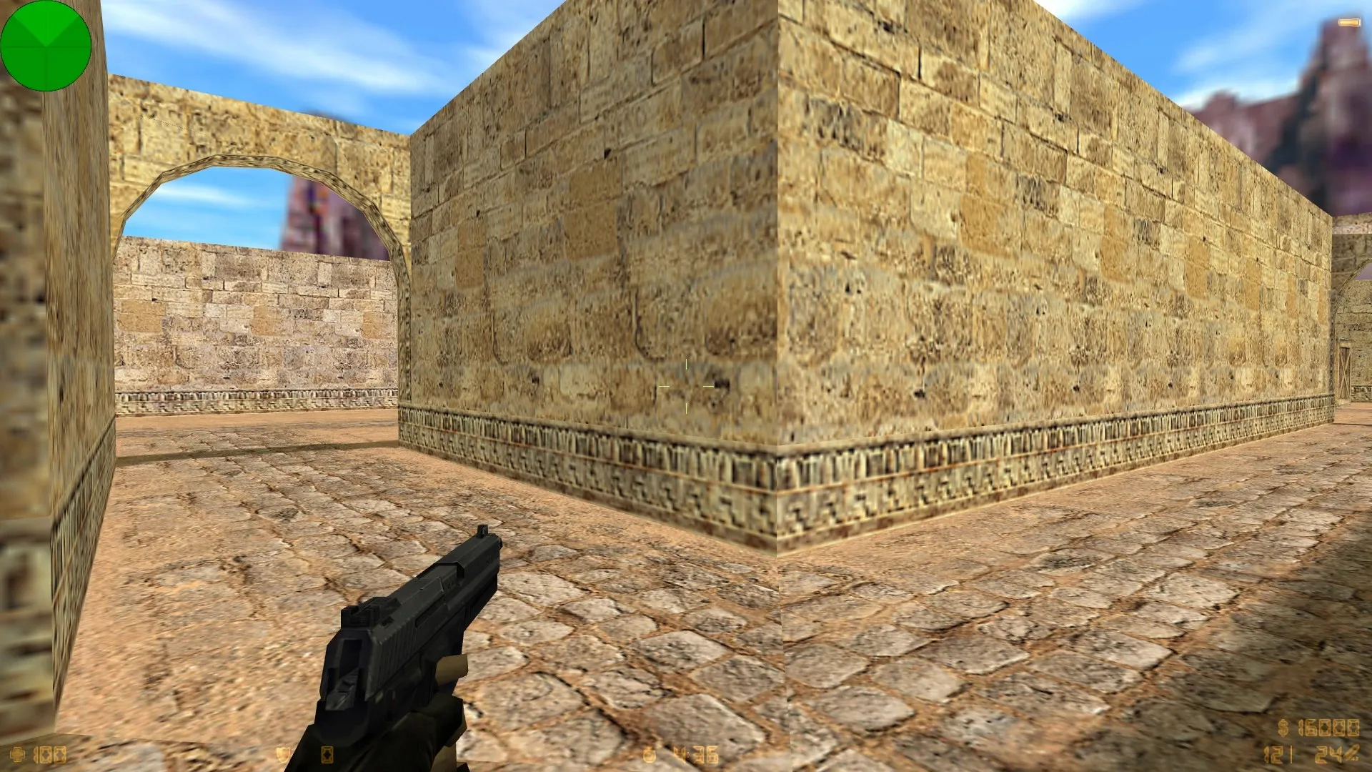 Скачать de_desert для CS 1.6: баланс сторон, точки, .nav для ботов и оптимизация wpoly/epoly - Скриншот