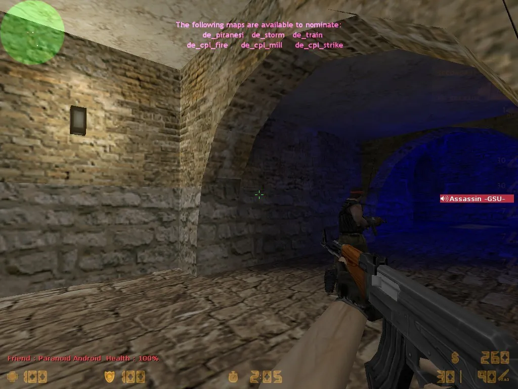 Скачать Карта de_inferno_night_gsu для CS 1.6 - Уникальный опыт игры - Скриншот