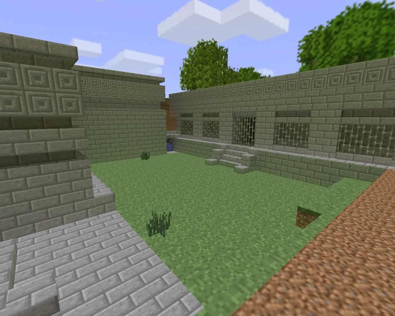 Скачать Карта de_aztec_minecraft для CS 1.6: точки, маршруты, .nav для ботов и оптимизация wpoly/epoly - Скриншот