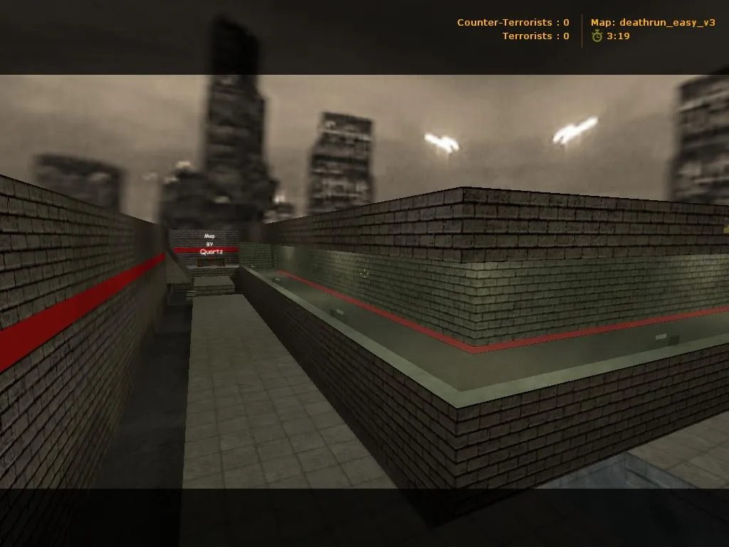 deathrun_easy_v3 для CS 1.6: простая deathrun-карта, точки, маршруты, .nav и оптимизация — скриншот 1