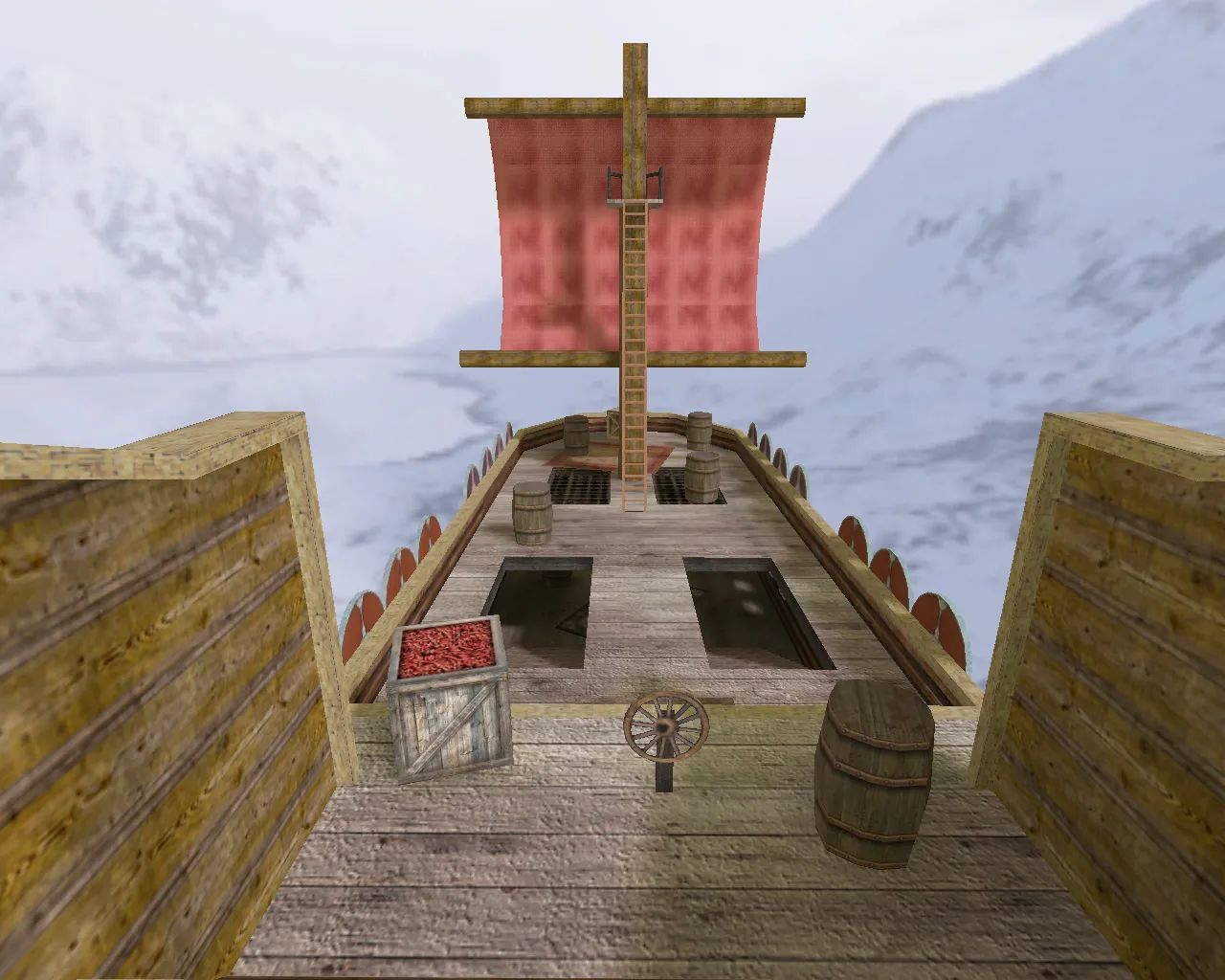 Скачать Карта awp_flying_boats для CS 1.6: баланс сторон, точки, .nav и оптимизация под AWP - Скриншот