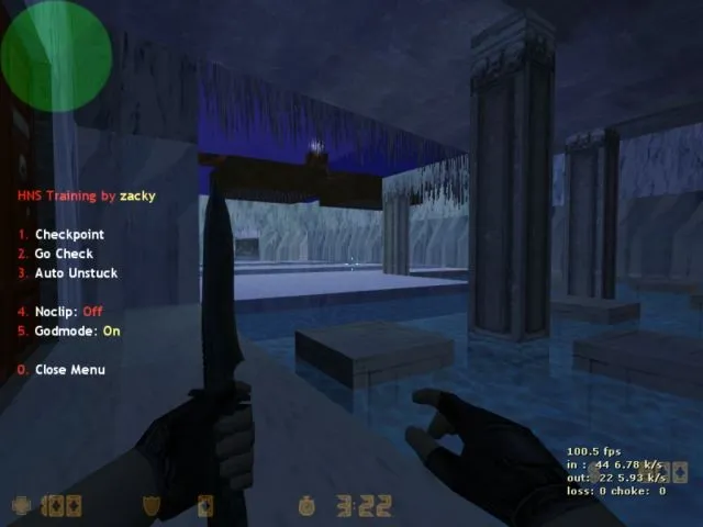 Скачать Скачать deathrun_jinglebells для CS 1.6: разметка, тактика за терр и спец-режим для т-игроков - Скриншот