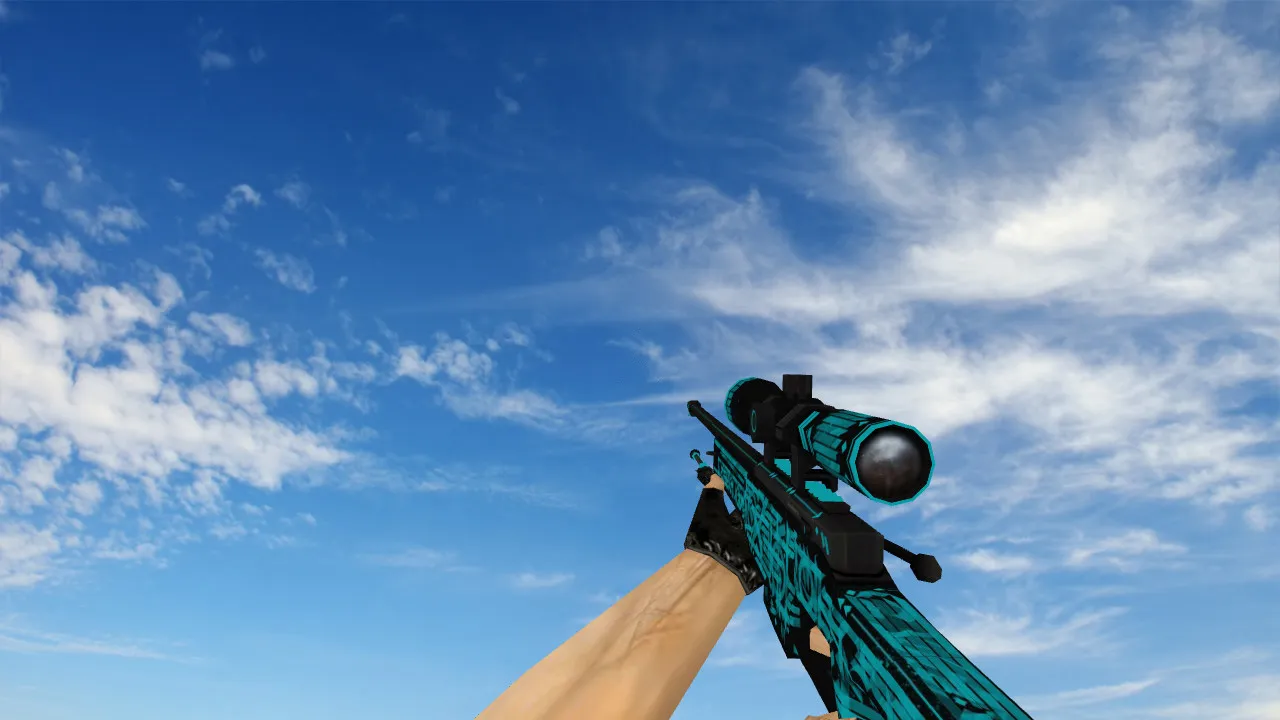 Модель AWP Handwritten для CS 1.6 - Качественные текстуры и анимации — скриншот 3