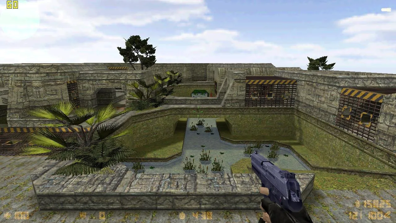 Скачать Карта de_clanwar10 для CS 1.6: точки, баланс сторон, .nav для ботов, оптимизация wpoly/epoly - Скриншот