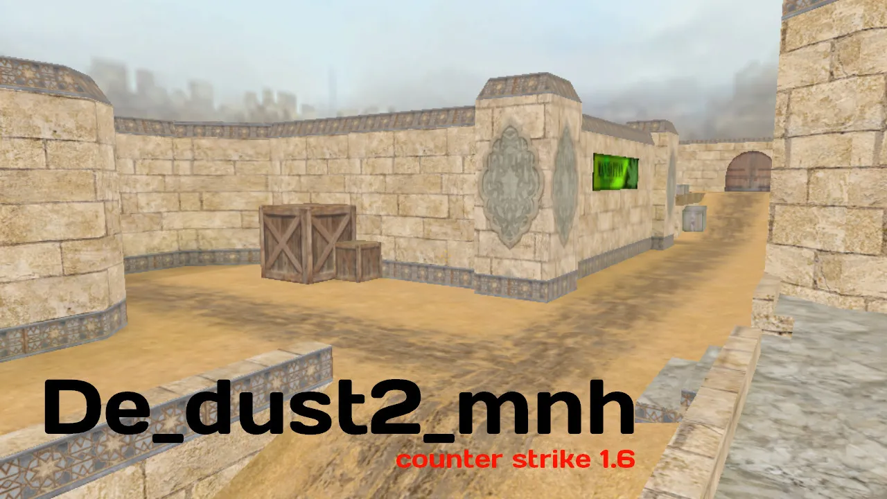 de_dust2_mnh для CS 1.6: точная геометрия, баланс сторон и тактика за CT/T — скриншот 6