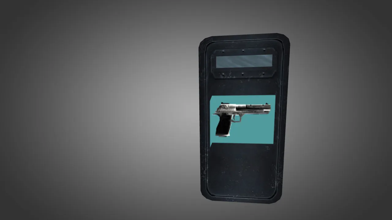 Скачать Модель «Weapon Icons Shield» для CS 1.6: v_, p_, w_ файлы, текстуры 1024x1024, анимации и звуки - Скриншот