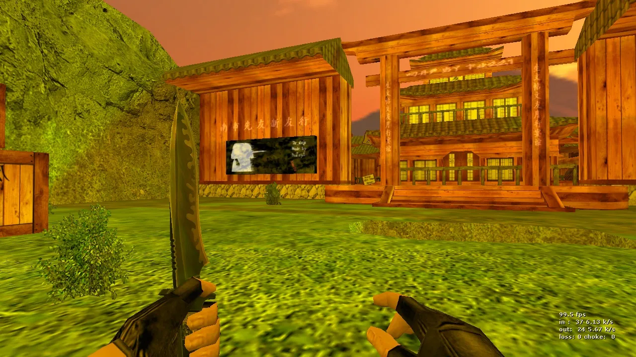 Скачать deathrun_dojo для CS 1.6: тактика за терр и контры, схема раундов и запуск карты без проблем - Скриншот