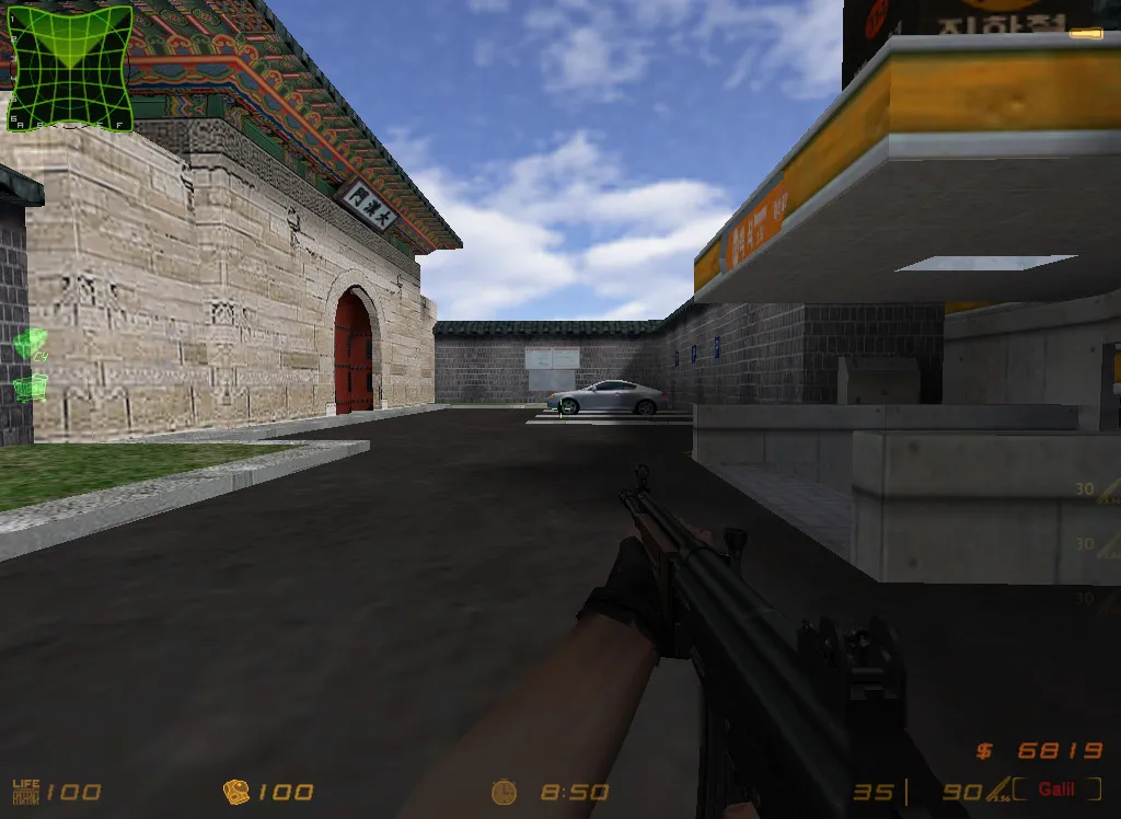 Скачать Карта de_korea для CS 1.6: Тактический геймплей и баланс сторон - Скриншот