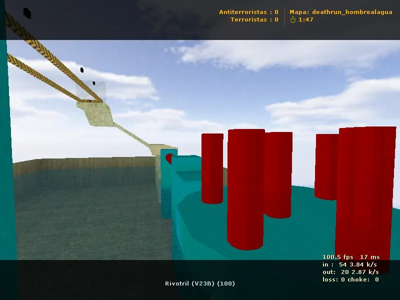 deathrun_hombrealagua для CS 1.6: тактика, точки, bots .nav и оптимизация wpoly/epoly — скриншот 6