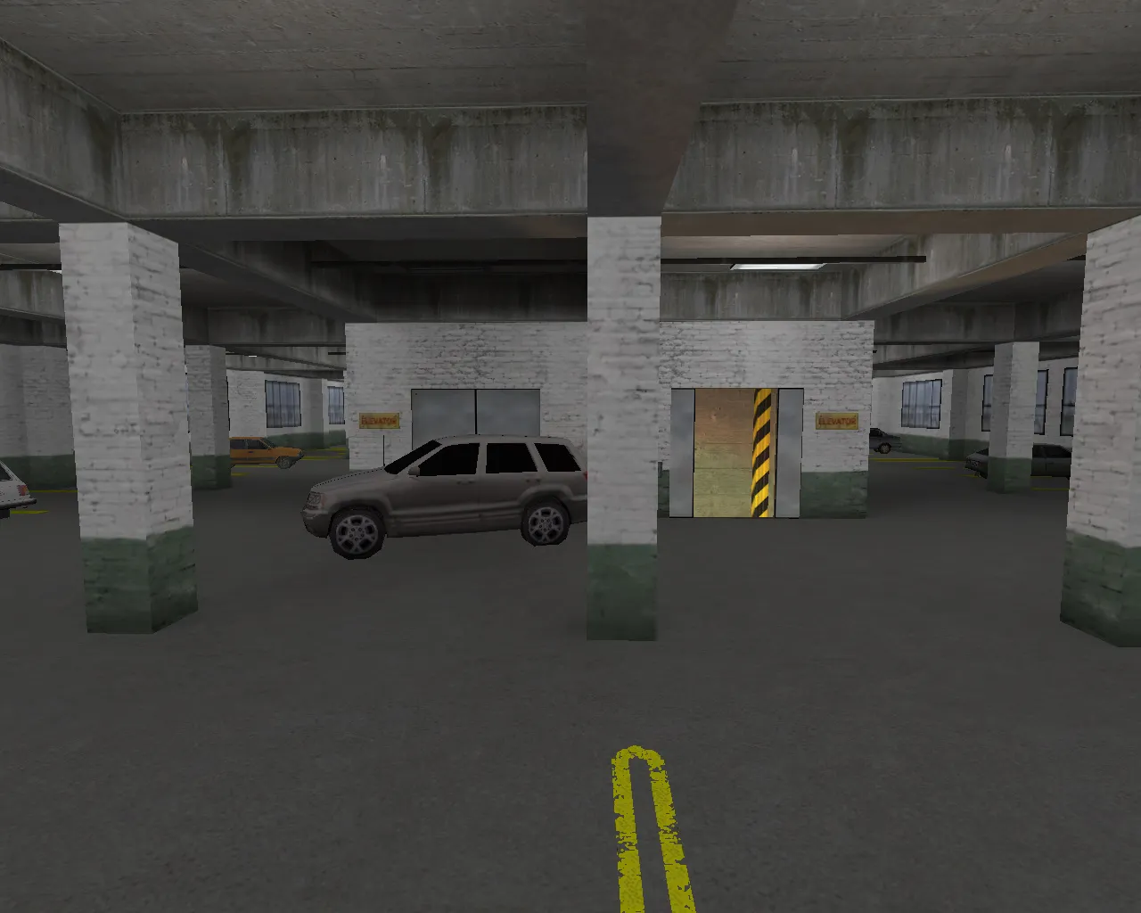 Скачать Карта awp_parking для CS 1.6: AWP респаун, точки под плант, .nav и оптимизация - Скриншот