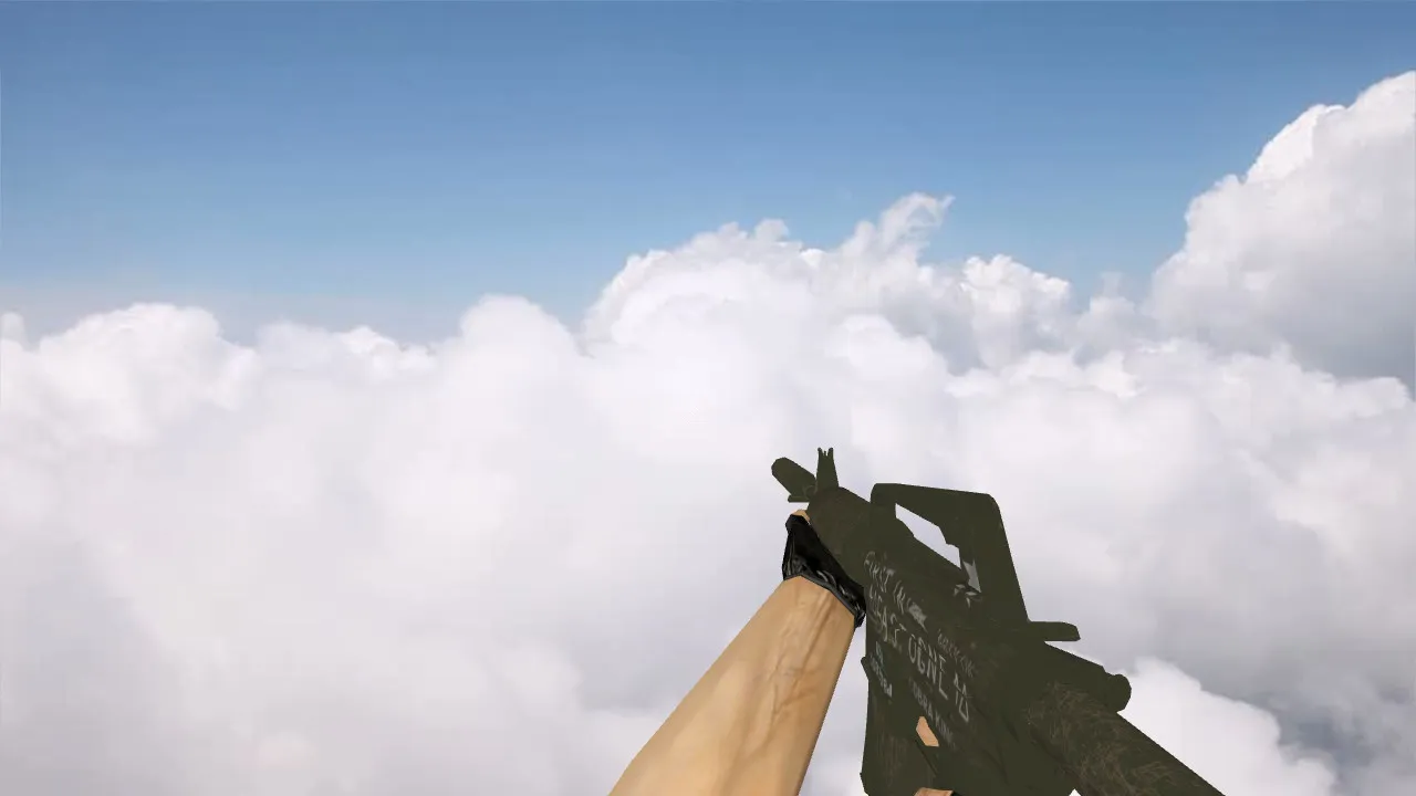 Скачать Модель M4A1 Cobra King для CS 1.6: v_ p_ w_ модели, звуки, анимация осмотра и качество текстур - Скриншот