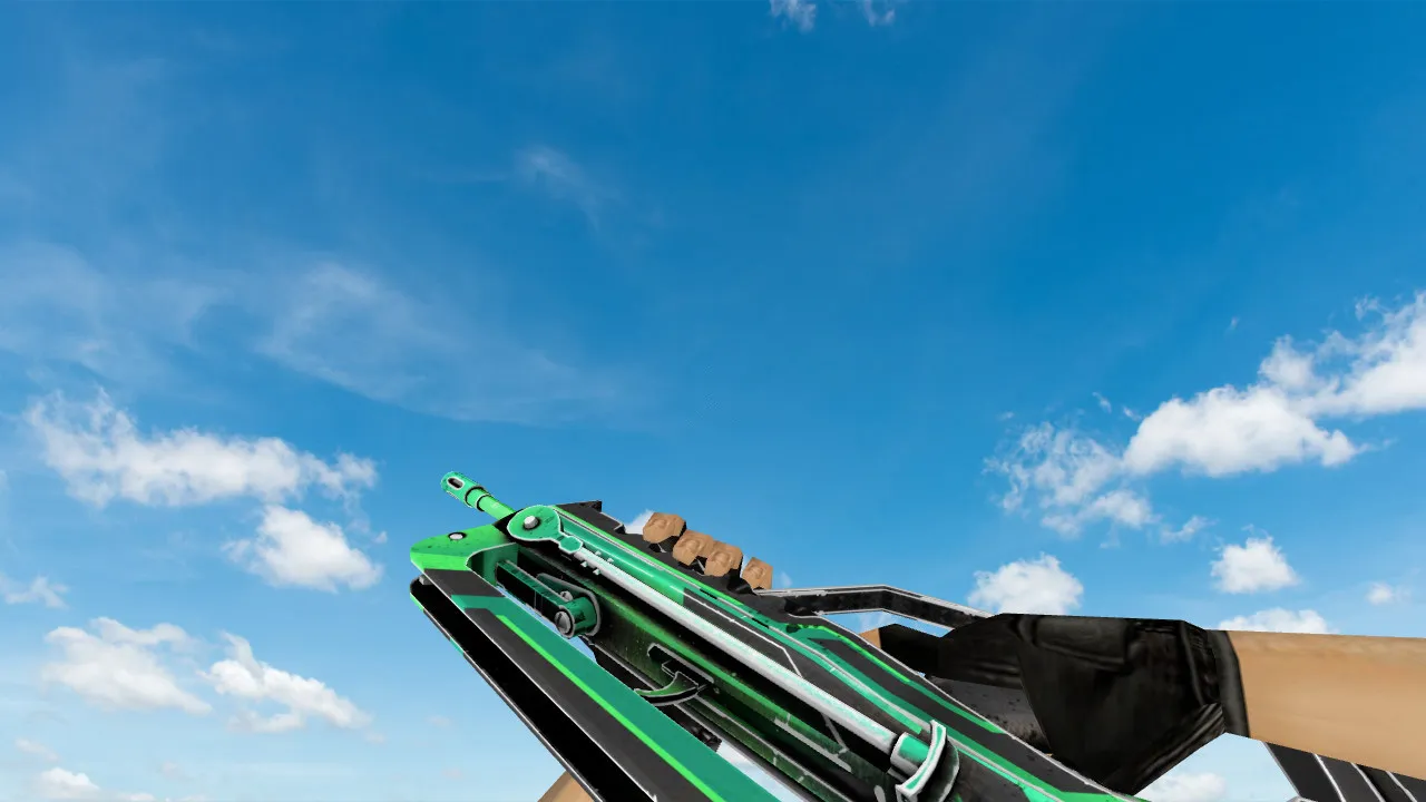 Скачать Модель «Famas Cyber Green» для CS 1.6: Оптимизация и Качество - Скриншот