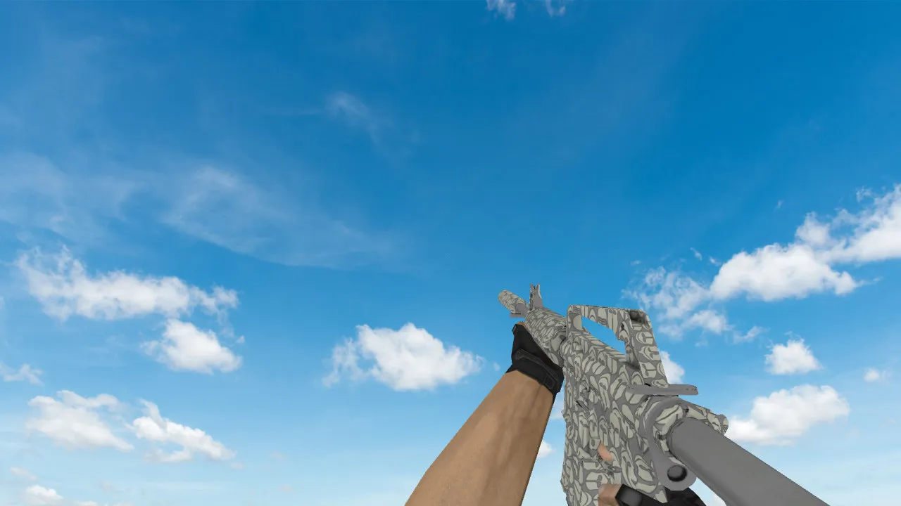 Скачать Модель M4A1 Aid для CS 1.6: v_ и p_ модели, звуки, анимация осмотра, качество текстур - Скриншот