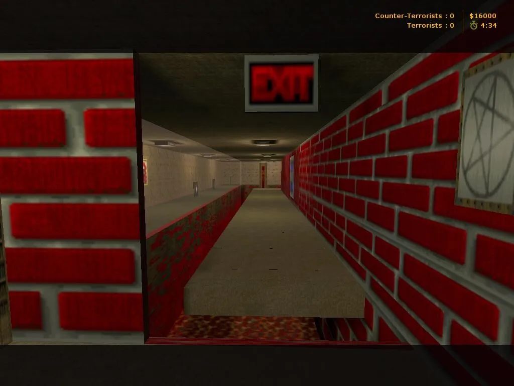 Скачать deathrun_hailx для CS 1.6: тактика терроров, CT, ловушки и боты, оптимизация карты и .nav - Скриншот
