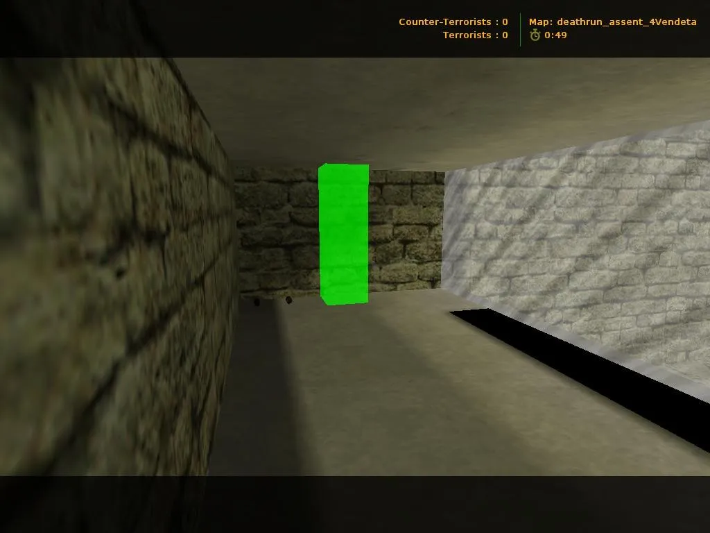 Карта deathrun_assent_4vendeta для CS 1.6: баланс сторон, точки, .nav и оптимизация — скриншот 9