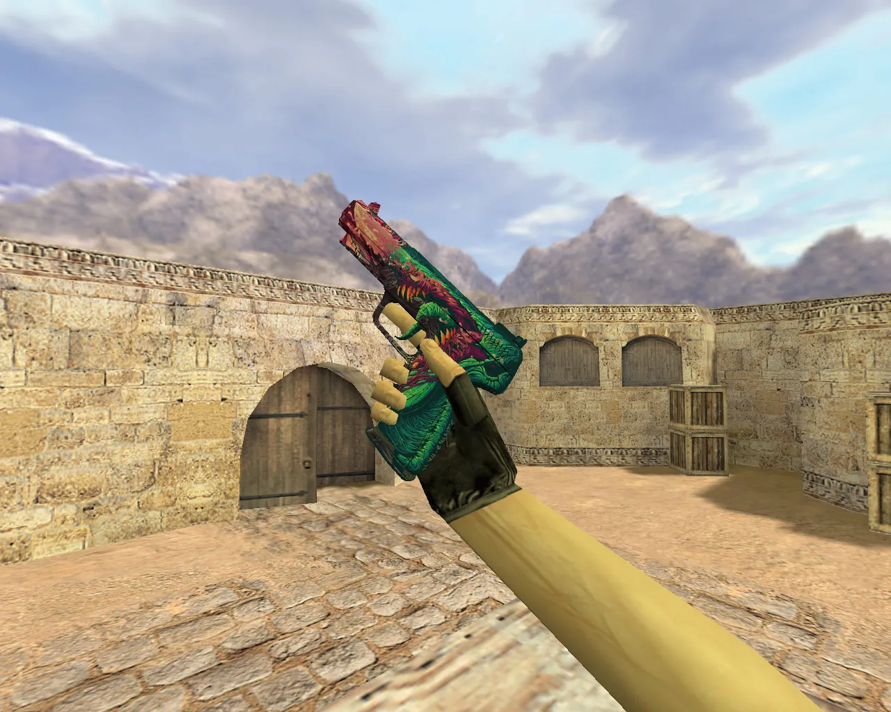 Скачать Модель «Five-Seven Скоростной зверь» для CS 1.6 - Уникальный скин - Скриншот