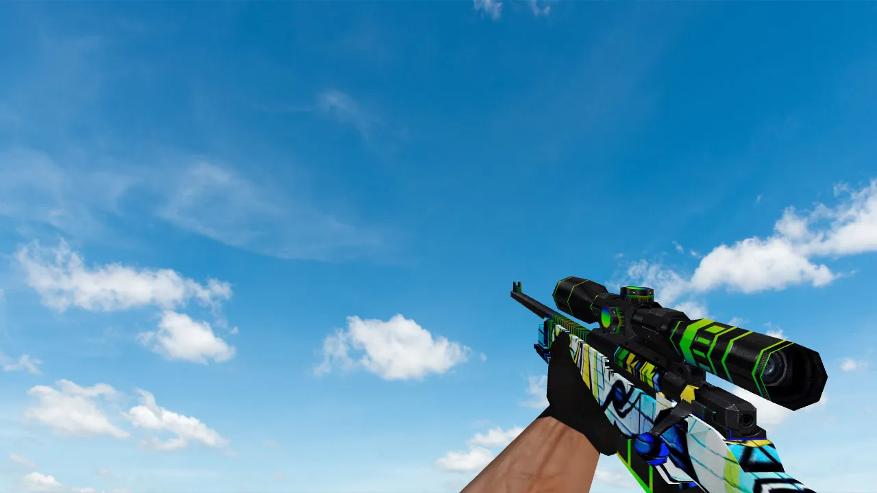 Скачать Пак моделей оружия «Graffiti Weapon Pack» для CS 1.6: v_, p_, w_ модели, звуки, анимация осмотра и качество текстур - Скриншот