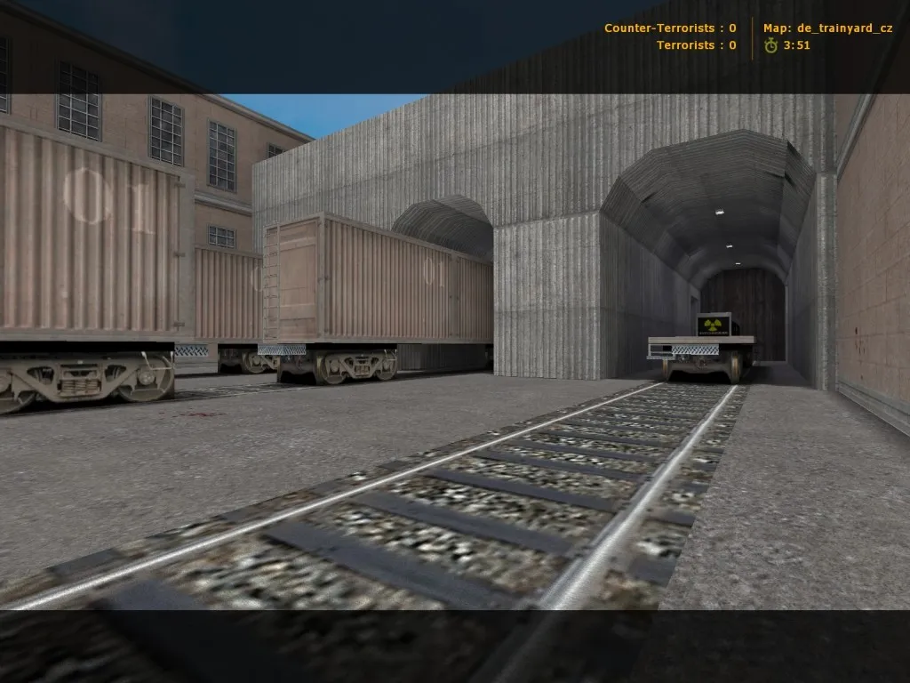 Скачать Карта «de_trainyard_cz» для CS 1.6: тактика и оптимизация - Скриншот