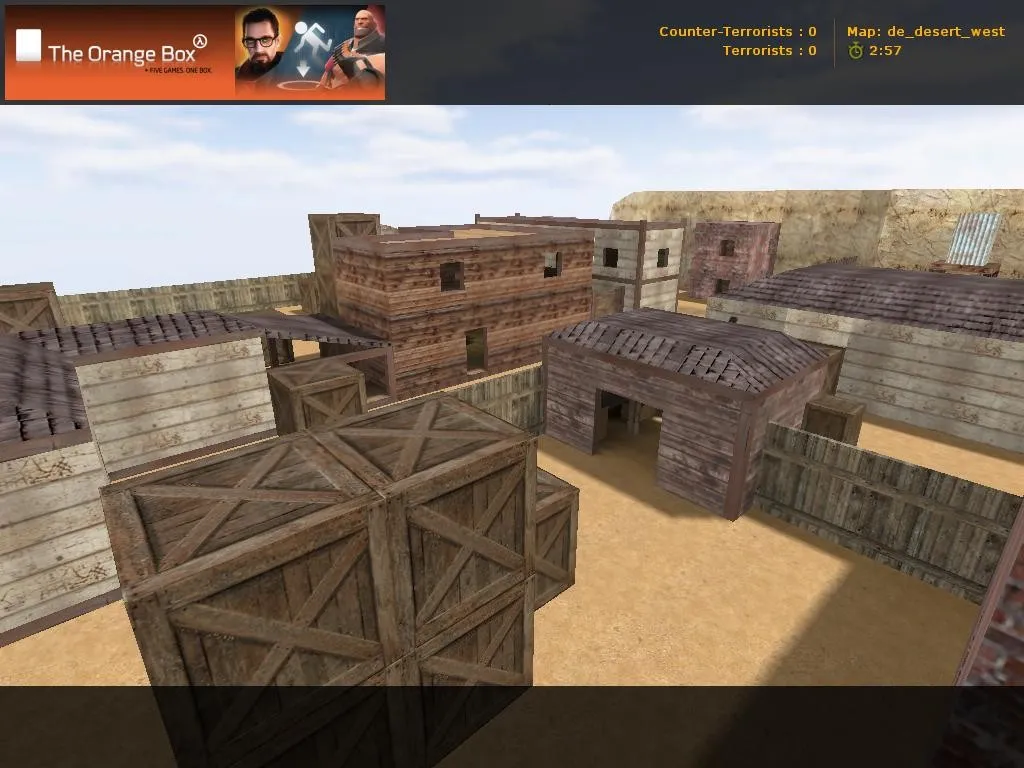 Скачать Карта de_desert_west для CS 1.6: точки, тактика, .nav и оптимизация wpoly/epoly - Скриншот