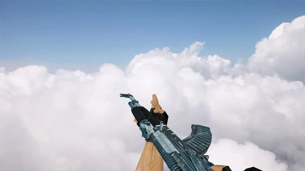 Скачать Модель AK-47 Starline Container v_ для CS 1.6: p_ w_ файлы, звуки, анимация осмотра, текстуры и настройка - Скриншот