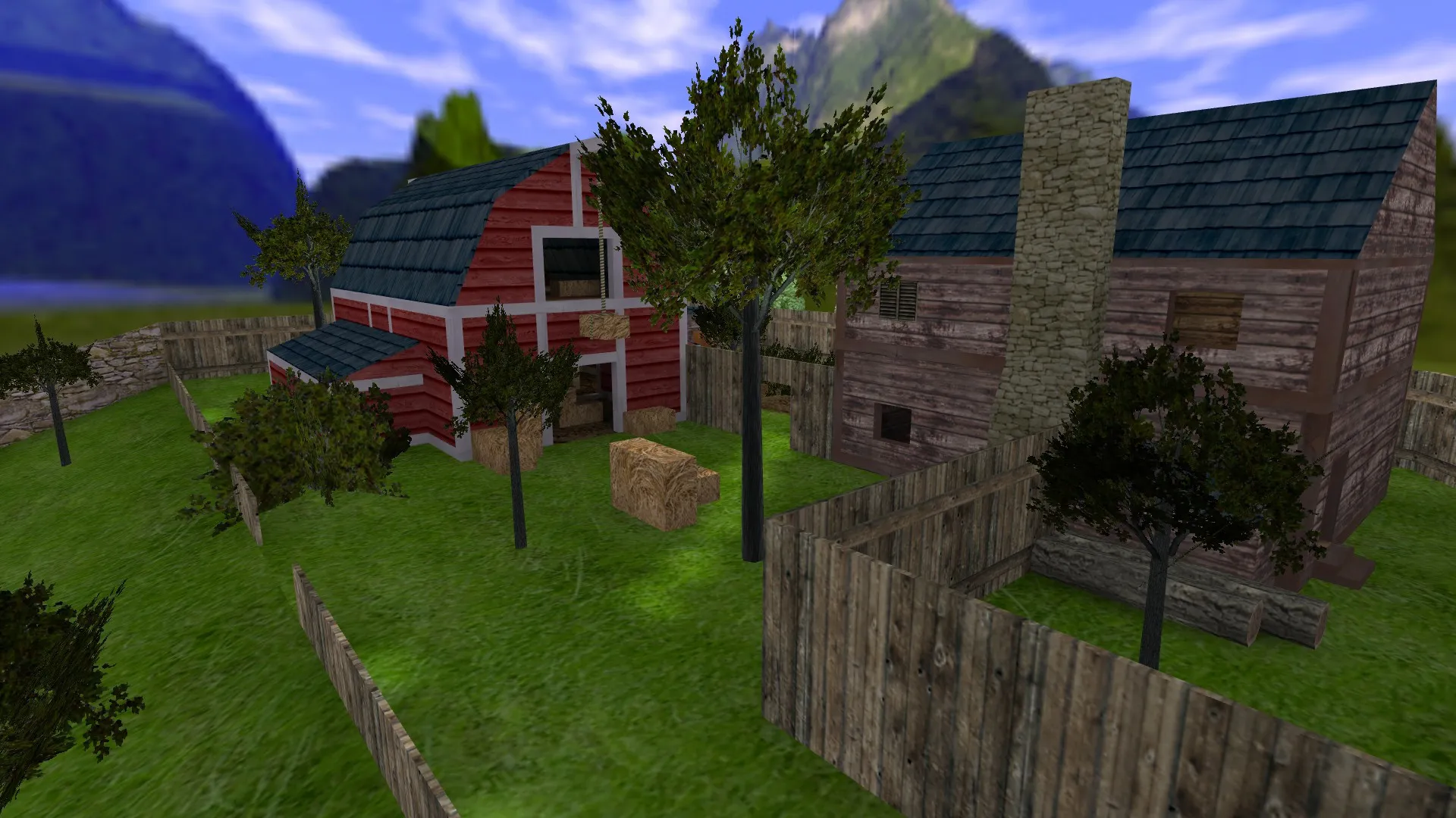 Скачать de_farmrush для CS 1.6: карта, точки, .nav, оптимизация и советы для игры - Скриншот
