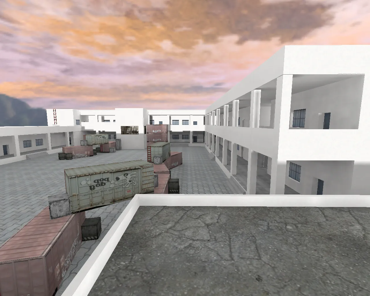Скачать Карта cs_school для CS 1.6: точки, маршруты, навигация ботов и оптимизация - Скриншот