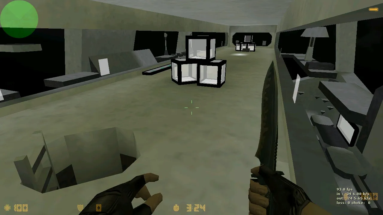 Скачать deathrun_fuzzy карта для CS 1.6: .nav для ботов, баланс сторон, оптимизация wpoly/epoly - Скриншот