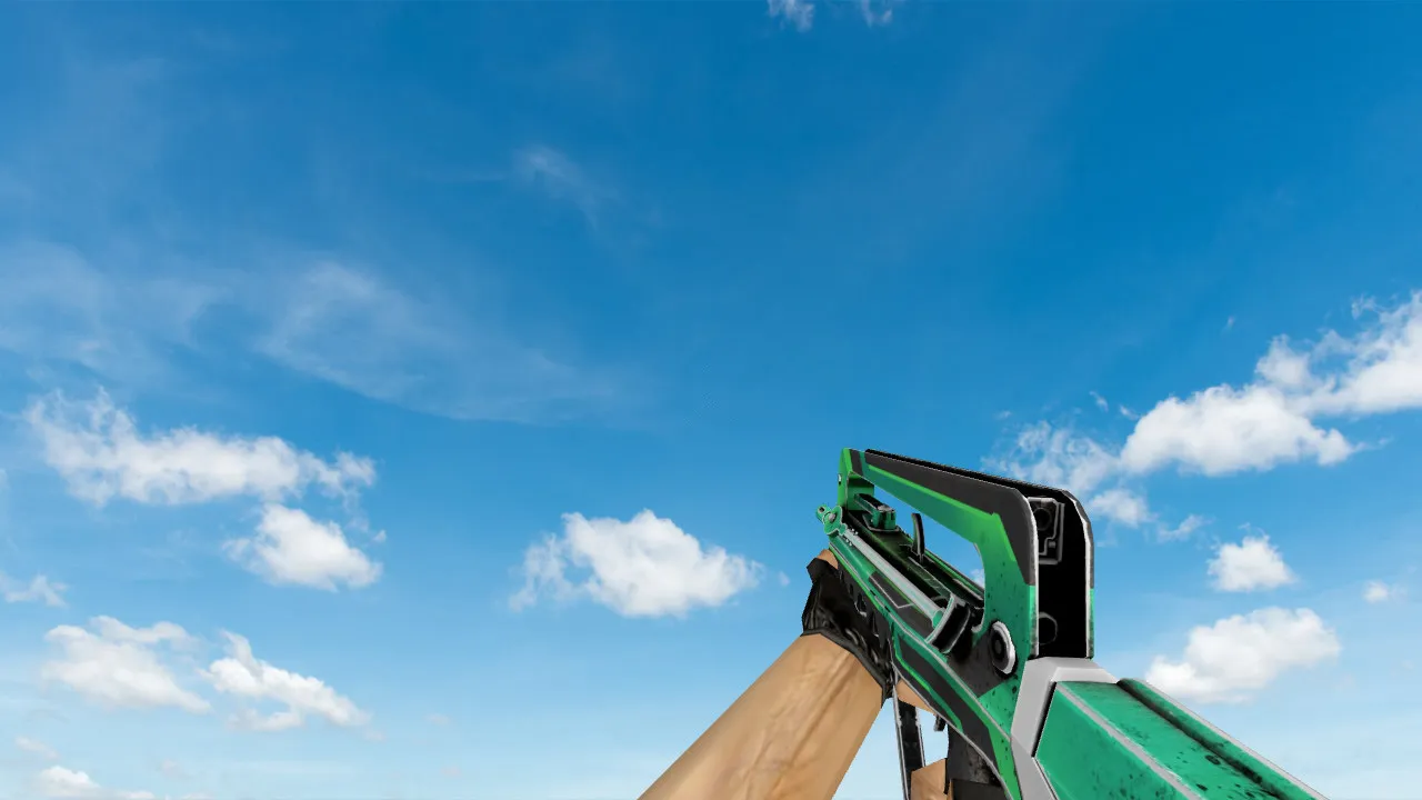 Скачать Модель «Famas Cyber Green» для CS 1.6: Оптимизация и Качество - Скриншот