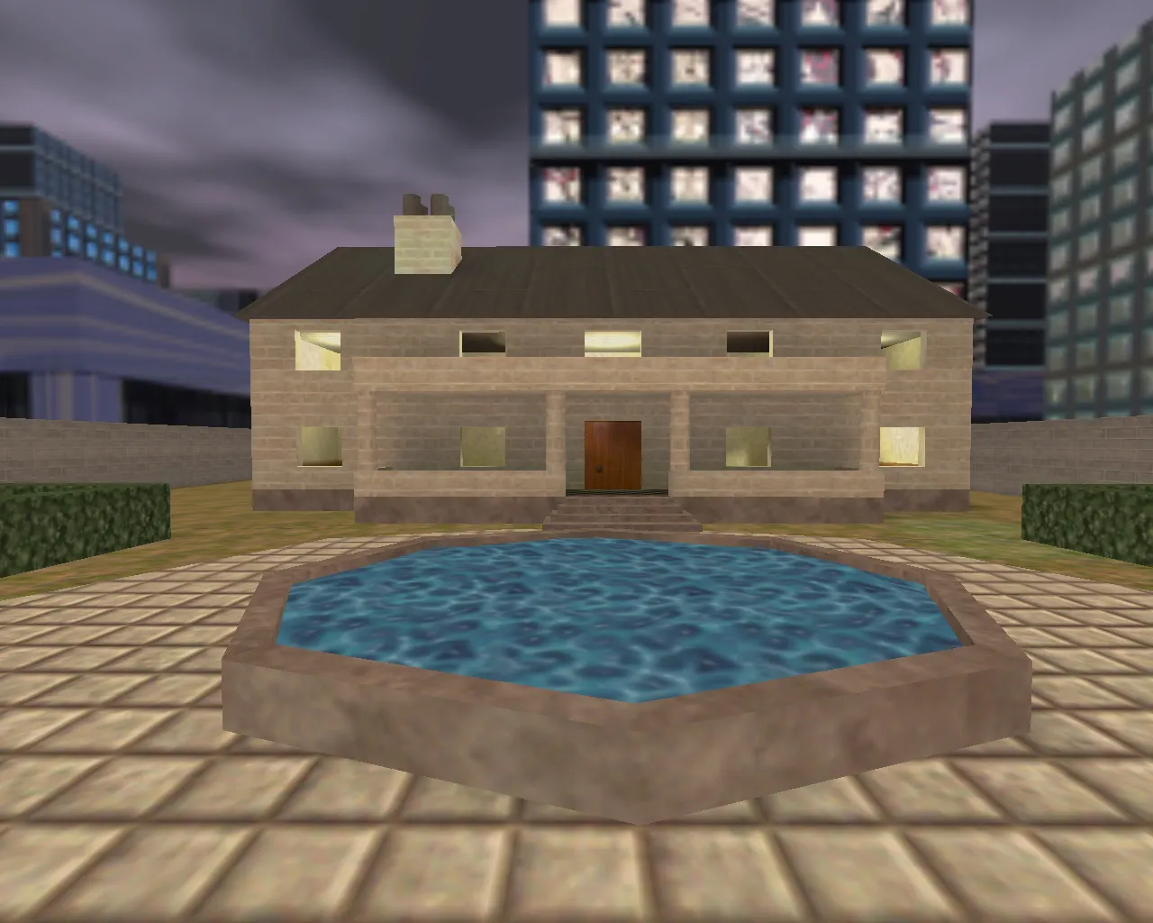 Скачать cs_mansion для CS 1.6: тактика, точки, .nav, оптимизация и баланс сторон - Скриншот