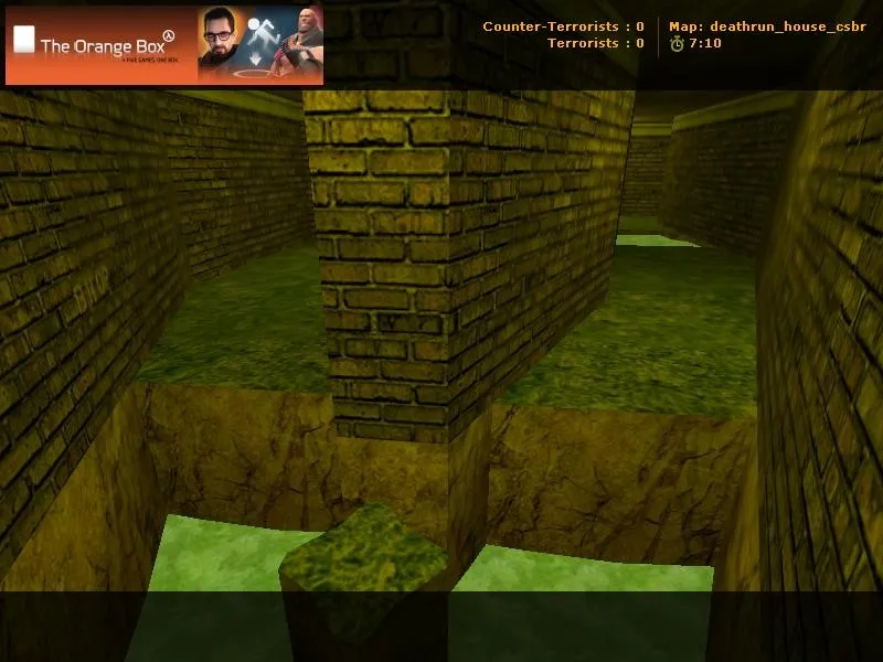 Скачать deathrun_house_csbr! для CS 1.6: карты Deathrun, точки, маршруты и настройка под сервер - Скриншот