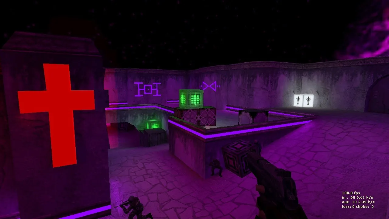 Скачать de_dust2_x для CS 1.6 — карта на мид и лонг, точки под CT/T, .nav и оптимизация - Скриншот