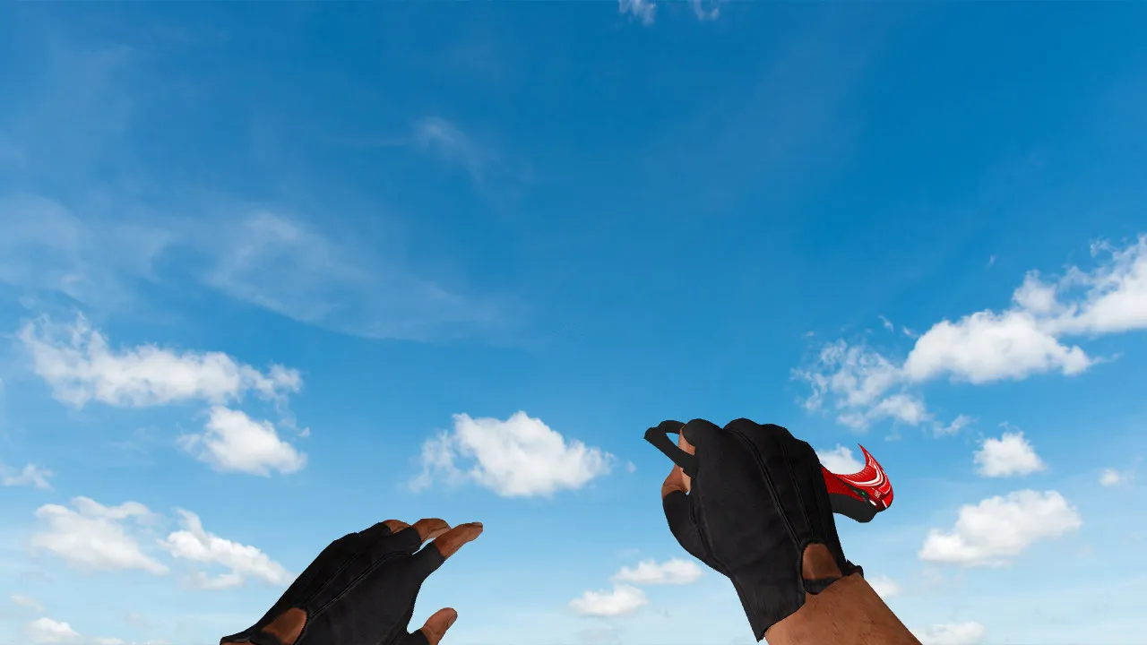 Скачать Модель ножа Karambit Griff v_ для CS 1.6: p_ и w_ модели, звуки, анимация осмотра и качество текстур - Скриншот