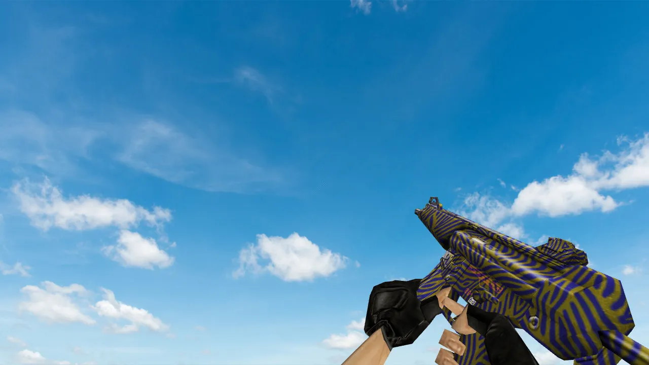 Скачать Модель Default MP5 «Горн войны» для CS 1.6 - Скриншот