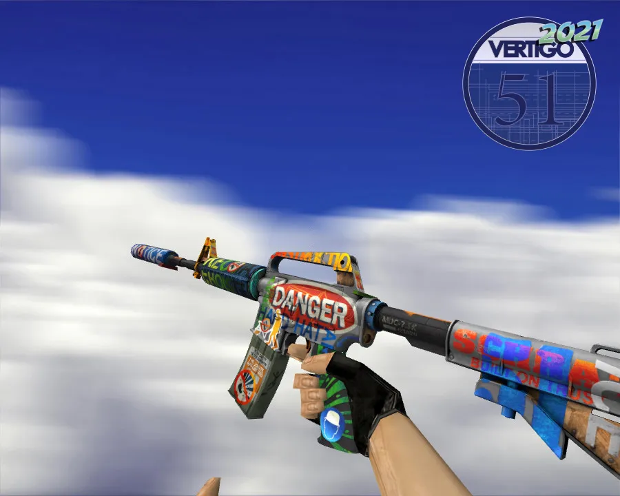 Скачать M4A1-S | Неотвратимая угроза (Imminent Danger) — модель v_ / p_ / w_ для CS 1.6 - Скриншот