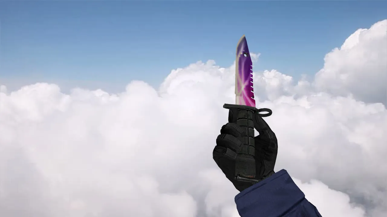 Скачать Модель Bayonet M9 Spectrum для CS 1.6: v_ w_ p_ файлы, звуки, анимация осмотра и качество текстур - Скриншот