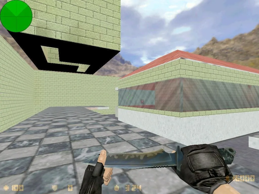 Скачать deathrun_easy_v2 для CS 1.6: карта для тренировки, тайминги, точки и боты, сборка без сюрпризов - Скриншот