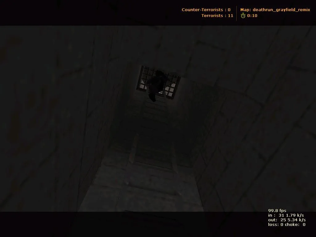 Скачать deathrun_grayfield_remix для CS 1.6: тактика, баланс и запуск без ошибок - Скриншот