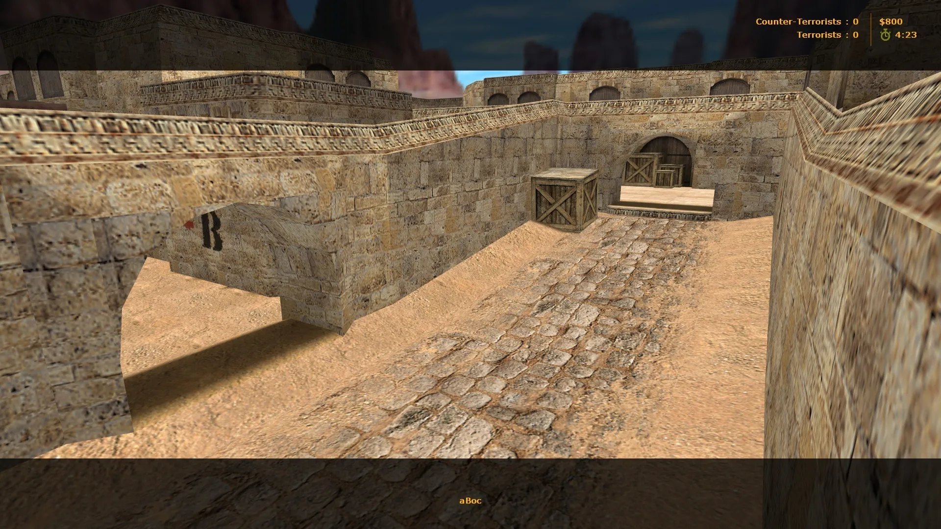 Скачать Карта de_dust_playme для CS 1.6: тактика за CT и T, точки на миде, оптимизация wpoly/epoly - Скриншот