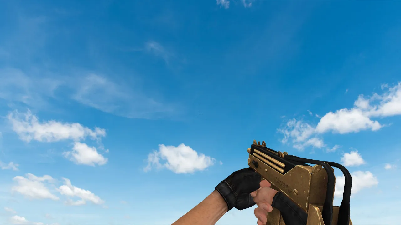 Пак моделей оружия Golden Weapon Pack для CS 1.6: v_, p_, w_ модели, звуки, анимация осмотра и настройки качества текстур — скриншот 18