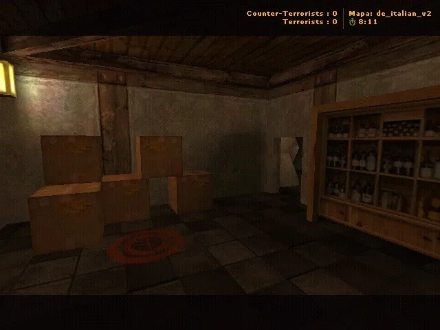Скачать Карта de_italian_v2 для CS 1.6 - Баланс и тактика - Скриншот