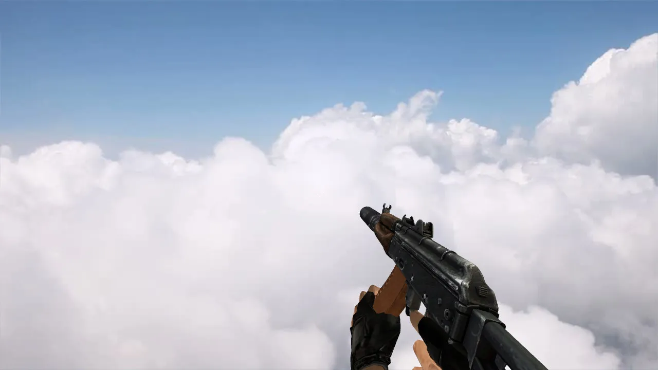 Скачать Модель «AKS-74U Supressed» для CS 1.6 — Идеальный выбор для геймеров - Скриншот