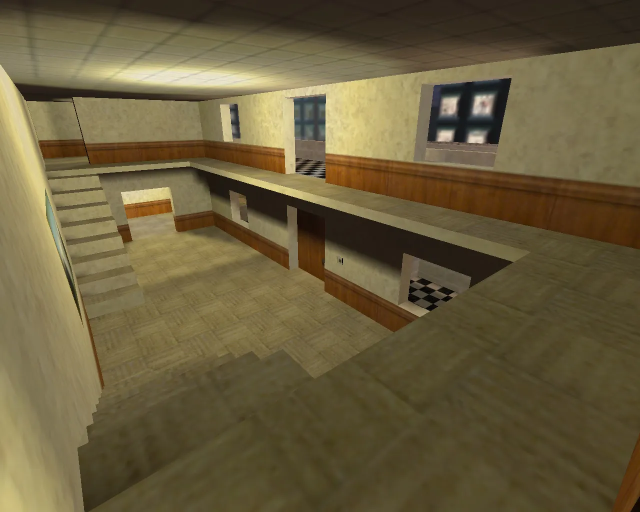 Скачать cs_mansion для CS 1.6: тактика, точки, .nav, оптимизация и баланс сторон - Скриншот