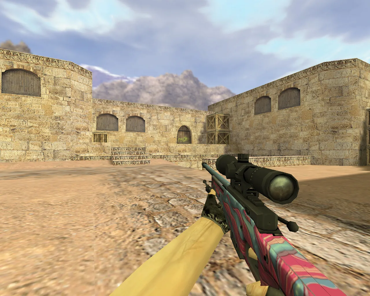 Скачать Модель «AWP Щупальца» для CS 1.6 - Уникальный скин для снайперов - Скриншот