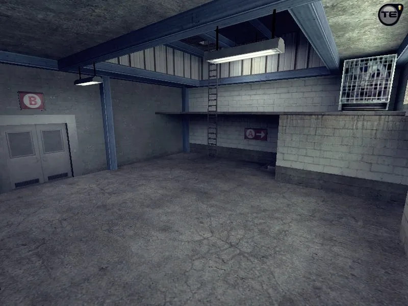 Скачать Карта css_nuke2x2 для CS 1.6: баланс сторон, точки под AWP и SMG, .nav для ботов, оптимизация wpoly/epoly - Скриншот