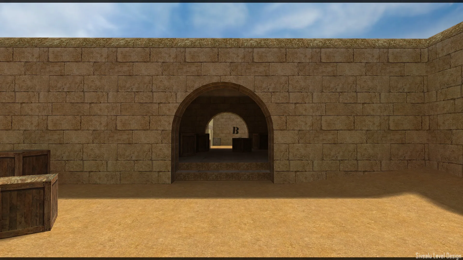 Скачать Карта de_sandstorm_pro для CS 1.6 - тактические возможности и баланс - Скриншот