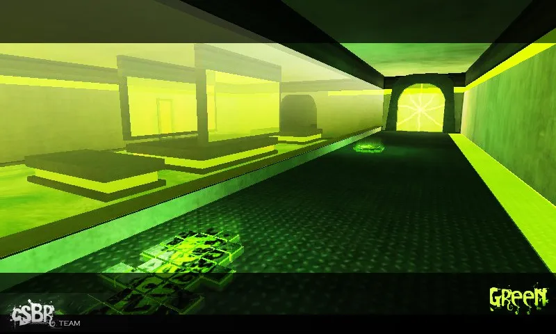 Скачать deathrun_green!_csbr — карта для CS 1.6: баланс сторон, точки, .nav, оптимизация - Скриншот