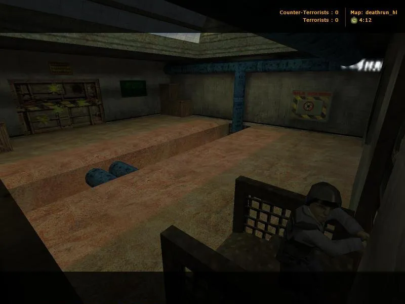 Скачать deathrun_hl для CS 1.6: карта Deathrun, точки, маршруты и настройка раунда - Скриншот