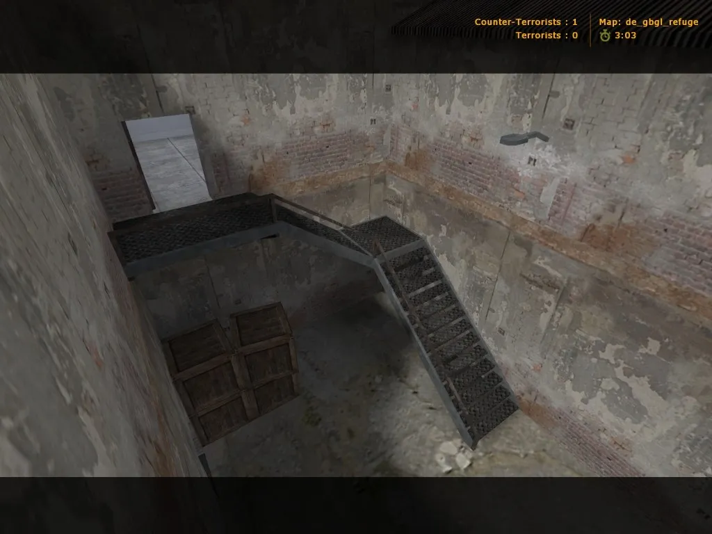 Скачать de_gbgl_refuge — DE карта для CS 1.6: баланс сторон, точки, .nav и оптимизация wpoly/epoly - Скриншот